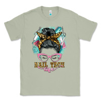 Matcha nail tech life messy bun Classic Tee - BarkalooDesign