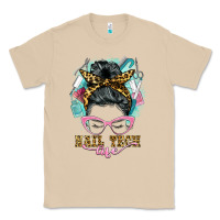 Mushroom nail tech life messy bun Classic Tee - BarkalooDesign
