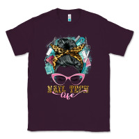 Plum nail tech life messy bun Classic Tee - BarkalooDesign