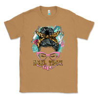 Toasted Coconut nail tech life messy bun Classic Tee - BarkalooDesign