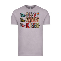 Vintage Zinc be merry be jolly be kind Vintage Tee - SublimationCraftShop