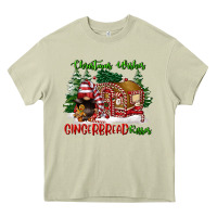 Mossy christmas wishes gingerbread kisses Heavy Core Tee - FaDigitalArtStudio