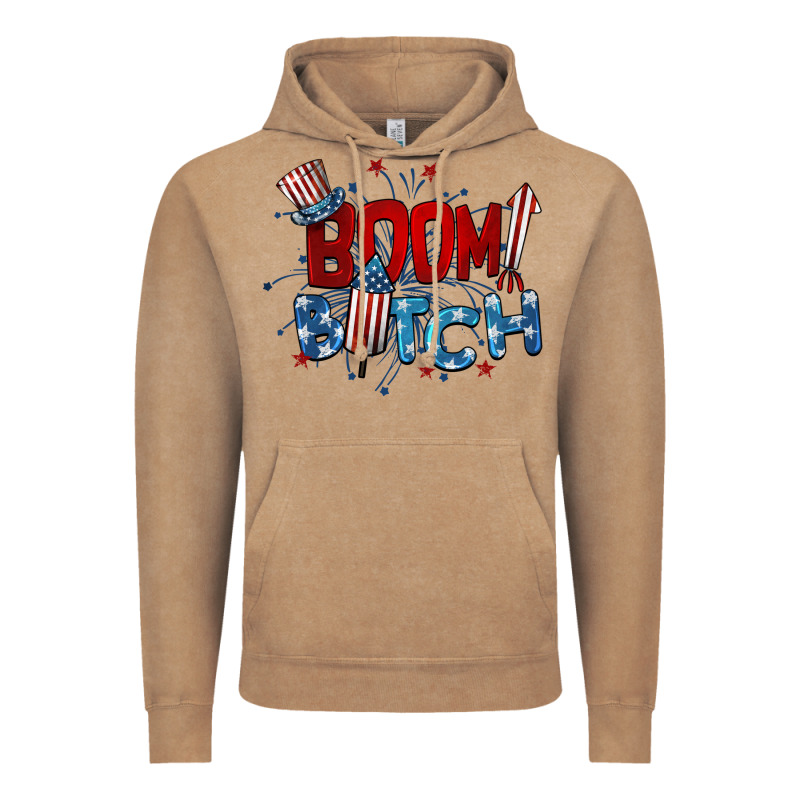 Boom Bitch 4th Of July Vintage Hoodie by BarkalooDesign | Teevron