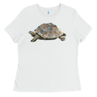 White Tortoise Illustrations Ladies Tee - LillyAllenDesigns