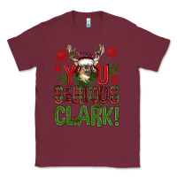 Burgundy you serious clark with deer bbs Classic Tee - BundleAndBundleShop
