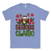 Colony Blue you serious clark with deer bbs Classic Tee - BundleAndBundleShop