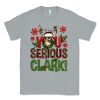 Heather Grey you serious clark with deer bbs Classic Tee - BundleAndBundleShop