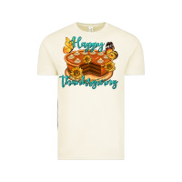 Vintage Arctic Happy Thanksgiving Pumpkin Pie Vintage Tee - LillyAllenDesigns