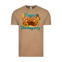 Vintage Coffee Happy Thanksgiving Pumpkin Pie Vintage Tee - LillyAllenDesigns