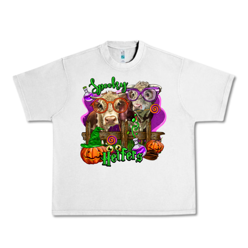 Spooky Halloween Cows Urban Heavy Tee by LillyAllenDesigns | Teevron