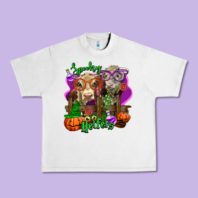 Spooky Halloween Cows Urban Heavy Tee Designed By Lillyallendesigns