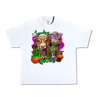 White spooky halloween cows Urban Heavy Tee - LillyAllenDesigns