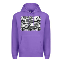 Purple black and white camouflage Premium Hoodie - BarkalooDesign