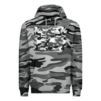 Slate Camo black and white camouflage Premium Hoodie - BarkalooDesign