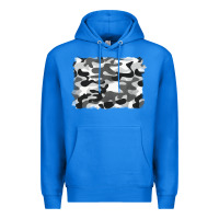 True Royal black and white camouflage Premium Hoodie - BarkalooDesign