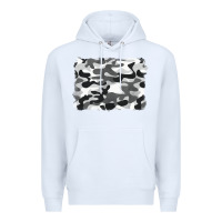 White black and white camouflage Premium Hoodie - BarkalooDesign