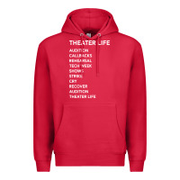 Cardinal theater life funny Premium Hoodie - DesigneFamous