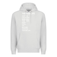 Dove Grey theater life funny Premium Hoodie - DesigneFamous