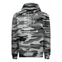 Slate Camo theater life funny Premium Hoodie - DesigneFamous