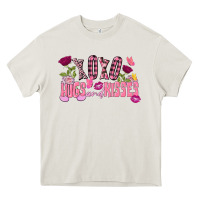Cream Xoxo Hugs And Kisses Valentine's Day Heavy Core Tee - FaDigitalArtStudio