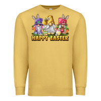 Antique Gold happy easter gnomies Premium Sweatshirt - chombo