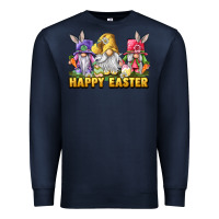 Navy happy easter gnomies Premium Sweatshirt - chombo