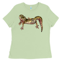 Matcha Gecko Lizard Illustrations Ladies Tee - LillyAllenDesigns