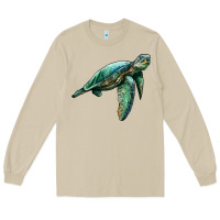 Mushroom sea turtle Long Sleeve Tee - Artiststas