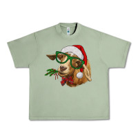 Oil Green christmas goat Urban Heavy Tee - RanaPortraitStore