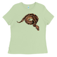 Matcha Royal Ball Python Illustrations Ladies Tee - LillyAllenDesigns