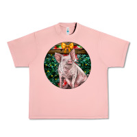 Salmon christmas pig Urban Heavy Tee - LillyAllenDesigns