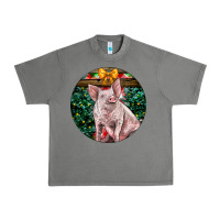 Tornado christmas pig Urban Heavy Tee - LillyAllenDesigns