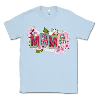 Dusty Blue Mother's Day mama Classic Tee - FaDigitalArtStudio