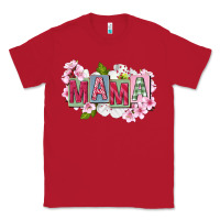 Red Mother's Day mama Classic Tee - FaDigitalArtStudio
