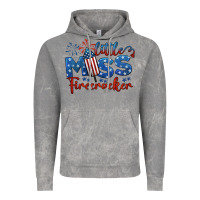 Cloud Rock little miss firecracker 4th of july Vintage Hoodie - BarkalooDesign