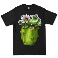 Black Blossfeldia Cactus Premium Tee - LillyAllenDesigns