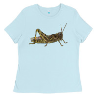Baby Blue Grasshopper Ladies Tee - LillyAllenDesigns