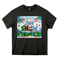 Asphalt let it snow tumbler Heavy Core Tee - BundleAndBundleShop