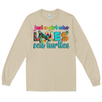 Mushroom just a girl who loves sea turtle Long Sleeve Tee - Artiststas