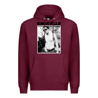 Burgundy johnny knoxville Premium Hoodie - DesigneFamous
