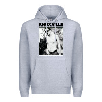 Heather Grey johnny knoxville Premium Hoodie - DesigneFamous