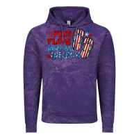 Cloud Purple flip flops fireworks & freedom Vintage Hoodie - BarkalooDesign