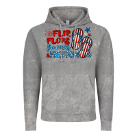 Cloud Rock flip flops fireworks & freedom Vintage Hoodie - BarkalooDesign