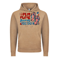 Vintage Coffee flip flops fireworks & freedom Vintage Hoodie - BarkalooDesign