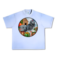 Grape Ice ameraucana rooster christmas Urban Heavy Tee - LillyAllenDesigns