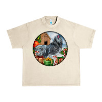 Sandshell ameraucana rooster christmas Urban Heavy Tee - LillyAllenDesigns