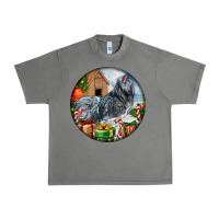 Tornado ameraucana rooster christmas Urban Heavy Tee - LillyAllenDesigns