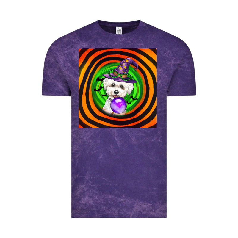 Halloween Bichons Frise Dog Vintage Tee by LillyAllenDesigns | Teevron