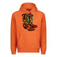 Carrot cowboy boots christmas Premium Hoodie - RanaPortraitStore