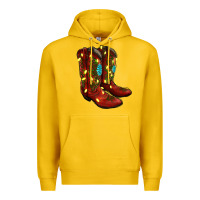 Lemon cowboy boots christmas Premium Hoodie - RanaPortraitStore